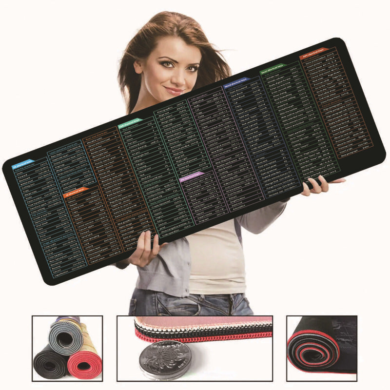 desialy™ Mouse Pad EXCEL/WORD/PS/CAD/OFFICE Shortcuts