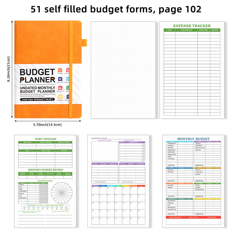 desialy™ Budget Planner Expenses Tracker Booklet